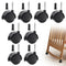 TWZKXC 8 Pack 2 Inch Caster Wheels, Mini Crib Wheels, Small Rubber Casters