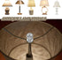 Biaungdo 2 1/4-27 Inch, Pcs Ball Lamp Finial Cap Knob, Silver Lamp Shade Screw Cap Top Lamps Decoration for Lamps Shade