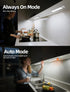 8 Inch Dimmable Closet Counter 2 Pack Under Cabinet Rechargeable Lighting: Motion Sensor Lights Indoor - Battery