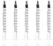 1ml / 1cc Pipette Syringe, 50pcs Plastic Syringes with Luer Slip Tip for Pets Oral, Refilling, Oil or Glue Applicator