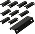LC LICTOP 80mm/3.15" Black Mount Finger Edge Pull | Concealed Handle for Home Kitchen Cabinet (10Pcs)