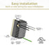 Micmi USB Outlet with C + A Wall Dual High Speed Receptacle, 15Amp 125Volt, Smart 4.8A Fast Charging, Tamper Resistant,