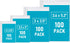 Small Plastic Bags, 400 PCS Mini Zip Lock Bags, 4 Assorted Sizes, Transparent Resealable Bags for Beads, Screws