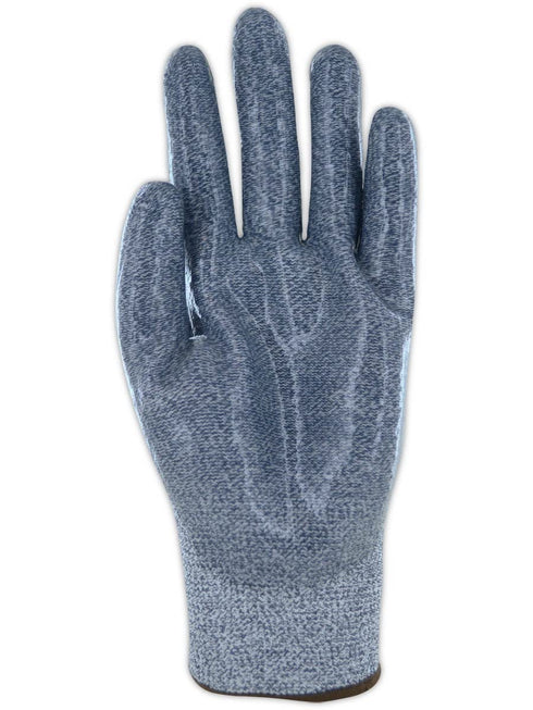 MAGID Heat-Resistant Work Gloves, Size 8/M, ANSI Cut Level A5, Silicone Coated for Glass Handling