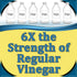 30% 6X (128 Oz Natural Armor Vinegar Industrial Strength Cleaning Agent Concentrate - Stronger Than Regular Vinegar