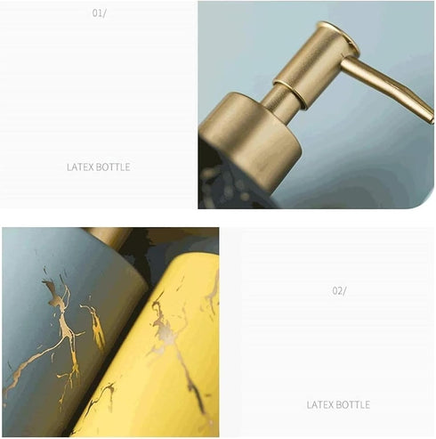 CSNBDMBBSH Ceramic Soap Dispenser,Foaming Hand Soap Dispenser Hand Sanitizer Dispenser, Bathroom, Kitchen, Soap