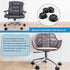 4PCS Rubber Furniture Wheel Caster Cups, Non-Slip Foot Mats for Crib Wheels, Strong Grip Floor Protectors