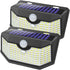 HMCITY 120 LED Outdoor Solar Lights with Motion Sensor and 3 Lighting