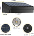 Lighting,10 On/Off,IP44 Material,30H (6 Solar LED Wall Light,RGB Color Changing Spotlight - Waterproof Outdoor Garden