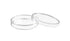 EISCO 25PK Disposable Petri Dish with Lid - Sterile - 35x15mm - Polystyrene - Triple Vented - Transparent
