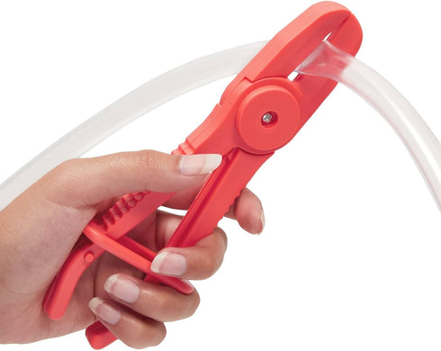 Juvale 3-Pack Hose Pinch Off Pliers - Fuel Line Clamp Tool for Automotive Brake and Radiator (Red, 3 Sizes)