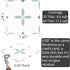 Store(20PCS,7.87" 7.87",Light MORCART Peel and Stick Floor Tile Star Waterproof Vinyl Flooring DIY for Bathroom