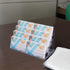 Clear Plastic Business Card Holder for Desk, Acrylic Business Card Organizer Desktop, 8 pocket Business Cards Display with 4 Tier for Office