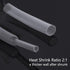 Ginsco 324 Pcs Clear Heat Shrink Tubing Cable Wrap Kit, 6 Sizes f1.5/2.5/3/5/6/10mm