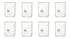 Labnique Borosilicate 3.3 Glass Griffin Beaker, Low Form with Printed Graduation, 250ml (Pack of 8)