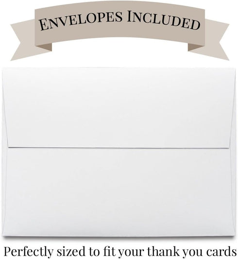 Game On Video Gamer Themed Thank You Notes for Kids - Ten 4" x 5.5" Fill in the Blank Cards with 10 White Envelopes