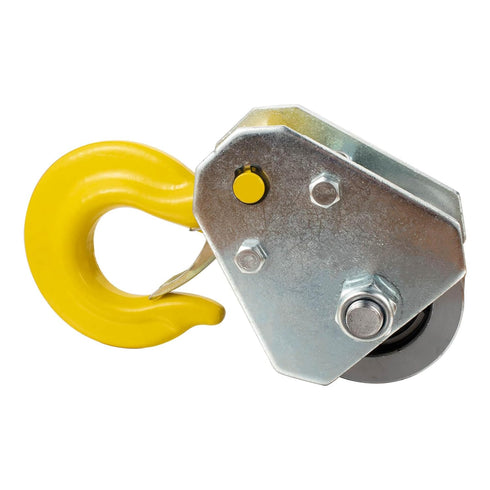 2Ton Heavy Duty Pulley Hook, Lifting Block Hoist with Hook for 5/8" Wire Rope Snatch Block, 2Pack