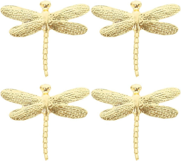 PRETYZOOM 4pcs Dragonfly Cabinet Knobs: Vintage Cabinet Knobs Drawer Handles - Drawer