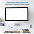 Keyboard Wrist Rest Mouse Pad Support, ToLuLu Gel Ergonomic Mouse Pads for Computer Laptop PC, Comfortable Durable Mousepad Keyboard Wrist Rests for Easy Typing Pain Relief, Lovely Flo