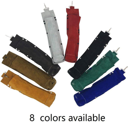 Flame-Resistant Leather Electrode Holder Bag/Welding Rod Pouch (gold brown) - Welding Rod Holder