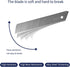 HIEMTE 20Pcs 25mm 60 25mm SK4 Tools Utility Knife Replacement Blades Snap off DegreeBlades for Utility Knife and Box