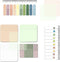 BAYTORY 700 Sheets Pastel Transparent Sticky Notes, 3 x 3 Inch Clear Waterproof Memo Pad for Annotating Books