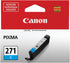 Canon CLI-271 Cyan Ink Tank - Compatible with MG6820, MG6821, MG6822, MG5720, MG5721, MG5722