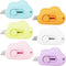 Cute Cloud 6Pcs Mini Utility Knife, Retractable Box Cutter for Office, Home, School, DIY Crafts