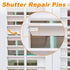 Jetec 85 Set Pieces Repair Plantation Shutters Tool Plantation Shutter Louvers Staples Replacement Repair Pins