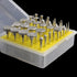 Diamond Burr Set - 50pc for Rotary Tools, Ceramics, Tile, Glass, and Stone Carving