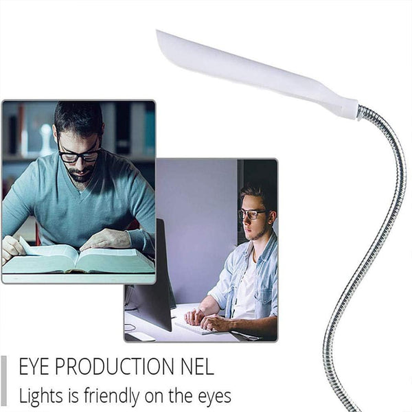 Mllepjdh 360 Battery Powered Mini LED Desk Lamp Degree Rotation Reading Table Night Light Led Lamp For Nails Mini