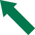 LiteMark Large Arrow Stickers 651, Durable Gloss Finish Green Arrow Decal, Pack of 6