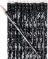 Black and White Musical Note Pencils - 48 Pieces, 7.5" #2 Lead, Party Favor for Music Students and Teachers