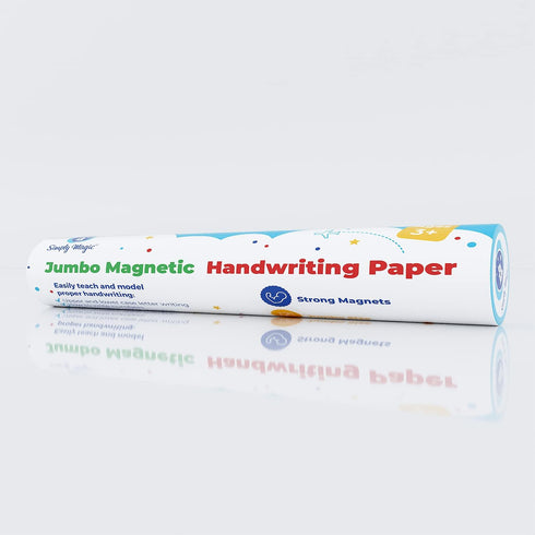 Jumbo Magnetic Handwriting Paper, Magnetic Lined Paper for Whiteboard, Giant Early Writing Page, Classroom Resources