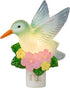 Novelty Lights LED Lamp Hummingbird with Flowers Spring Easter Decoration Night Light