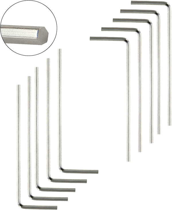 20 Pcs Mini Allen Key Hex Wrench Set, 1.5mm(1/16") Hex Key Wrench Set L Wrench