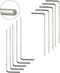 20 Pcs Mini Allen Key Hex Wrench Set, 1.5mm(1/16") Hex Key Wrench Set L Wrench