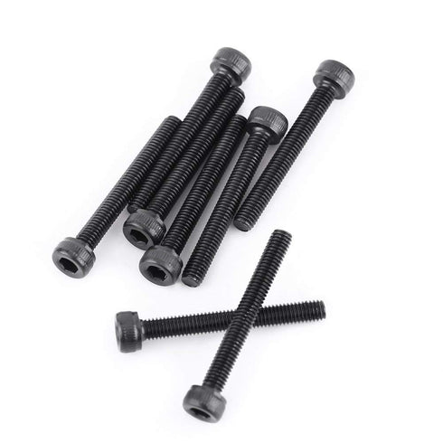 280Pcs M3 Hexagon Socket Screw Nut Set - Black Socket Head Screws, Lengths 4/5/6/8/10/12/16/20/25mm