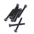 280Pcs M3 Hexagon Socket Screw Nut Set - Black Socket Head Screws, Lengths 4/5/6/8/10/12/16/20/25mm