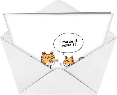 NobleWorks Funny Mother's Day Greeting Card (8.5 x 11 Inch) - Jumbo Comic Humor for Mom