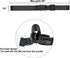 Ayaport 4 Pack Utility Straps with Buckle, 40" Quick-Release Adjustable Nylon Straps, Black