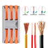 10pcs Compact Conductor Connectors - Lever Wire Nut Electrical Connectors for 3 Circuit Splices 28-12 AWG