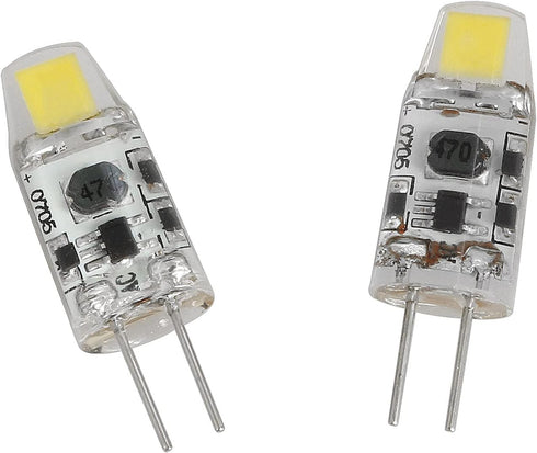No Flicker LED G4 Bulb 2PCS AC/DC 12V 1.2W 2700K G4 Warm White Bi-Pin Base Dustproof Capsule Light Bulbs Replace 12V 10W Halogen Bulb by BLLNDX