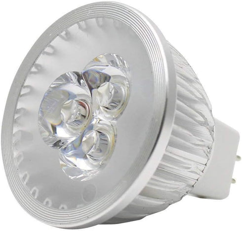 10 Pack MR16 LED Bulbs, 3W Warm White Light, GU5.3, 12V LED Spotlight, 20W Halogen Equivalent