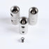 4 Gauge Wire Connectors, Nickel Plated Brass Splice Connectors, 4 Gauge Battery Cable Connector, 4 Packs