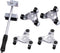 Xiyesang 6" Steel Tri-Dolly 4 pcs, 200 lbs Load Capacity, Great for Moving