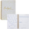Paper Junkie Budget Tracker Notebook - 8.5 x 6 in Hardcover, Undated Format, Gold Foil Dots for Financial Planner
