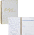 Paper Junkie Budget Tracker Notebook - 8.5 x 6 in Hardcover, Undated Format, Gold Foil Dots for Financial Planner