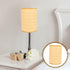 2pcs Kisangel Rustic Rattan Drum Lamp Shades for Floor and Table Lamps Woven Replacement Covers Bohemian Style Lighting