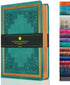 Leatherette Vintage Journal - Hard Cover Lined Notebook, A5 Size, 5.7'' x 8.1''